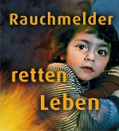 Rauchmelder retten Leben